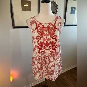 Lucky Brand Embroidered Sleeveless Top ✨❤️✨